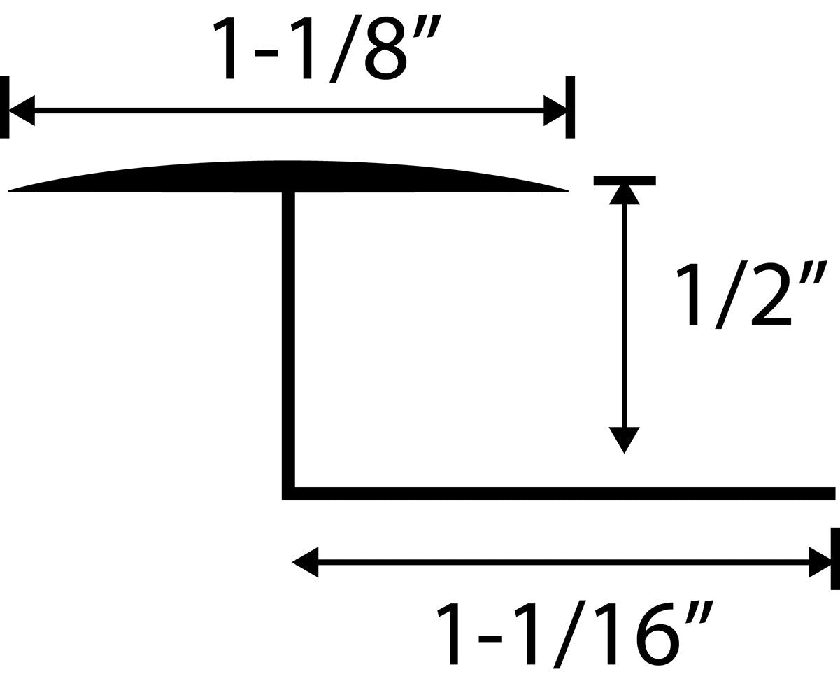 Aluminium T- Moulding
